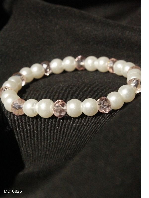 10 Pink Pearl Bracelet MD-B0826