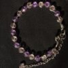 28 Pink Purple Crystal Cuff Bracelet MD-B1250