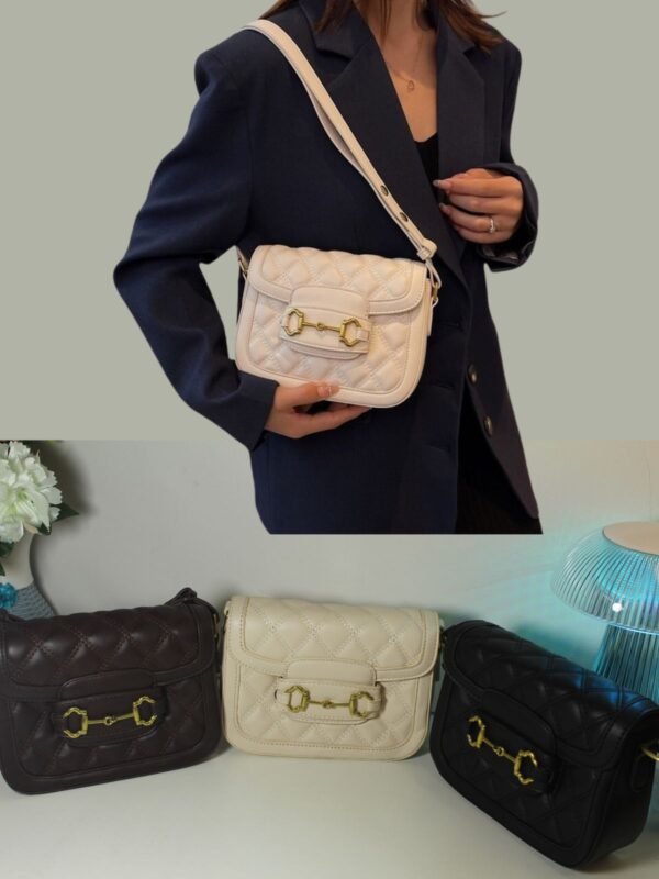 3 Women Shoulder Bag PU Fashionable Soft Wave Pattern Ladies Underarm Bag for Office Shopping Travel Free Size