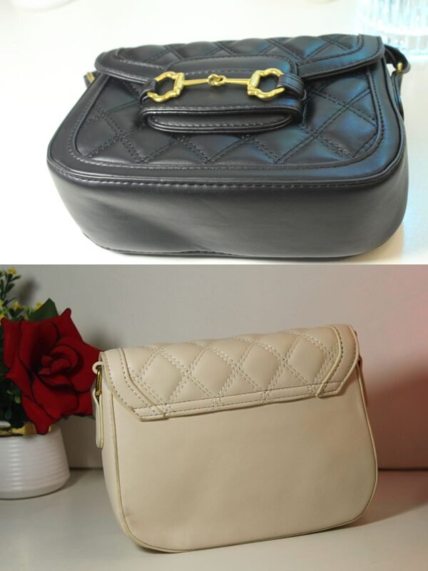 4 Women Shoulder Bag PU Fashionable Soft Wave Pattern Ladies Underarm Bag for Office Shopping Travel Free Size