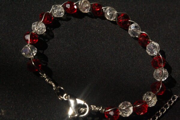 Red Crystal Cuff Bracelet MD-B0990