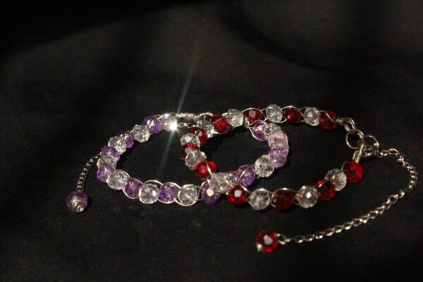 Red Crystal Cuff Bracelet MD-B0990